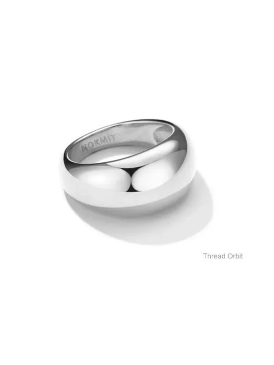 Stylish Dainty Dome Statement Ring Band Comfort Fit Size 5-10
