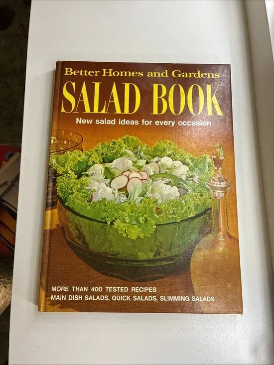 Vintage Better Homes & Gardens Salad Book 1972 2nd Ed. Cookbook Recipes