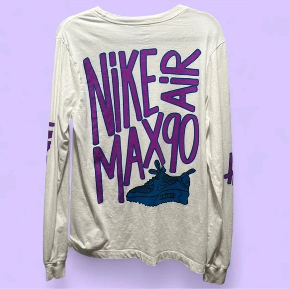 2020 NIKE AIR MAX 90 x UNDFTD T-shirt sz S WHITE PROMO RARE