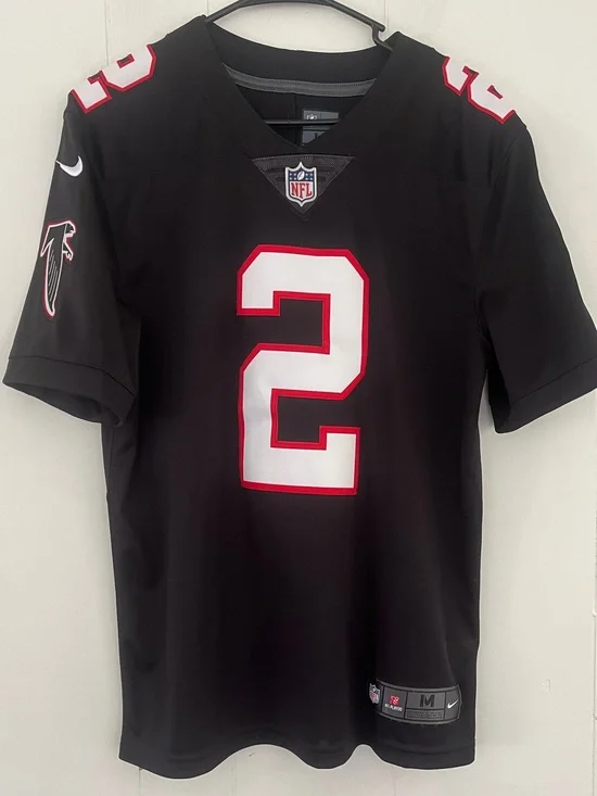 Nike Matt Ryan Atlanta Falcons Black Jersey Dri-Fit On Field Size Medium