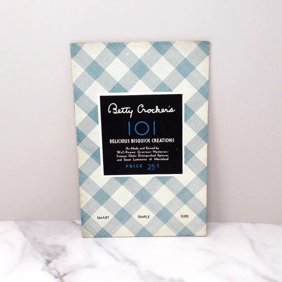 Vintage Betty Crocker's 101 Delicious Bisquick Creations Booklet (1933)