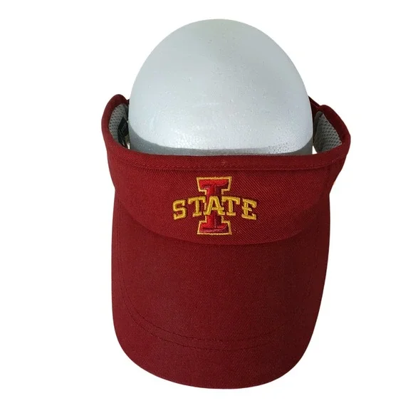 Iowa State Cyclones Nike DRI-FIT Visor Hat‎ Cap Cardinal Gold ISU