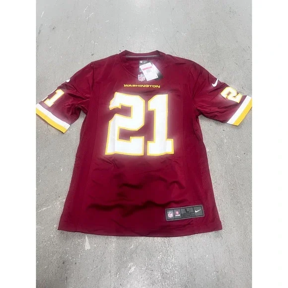 Nike Washington Commander Jersey Men Large Burgundy #21 Sean Taylor Football NWT