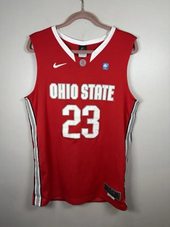 Nike Elite Dri-Fit Ohio State #23 Lebron James Basketball Jersey Men's Medium