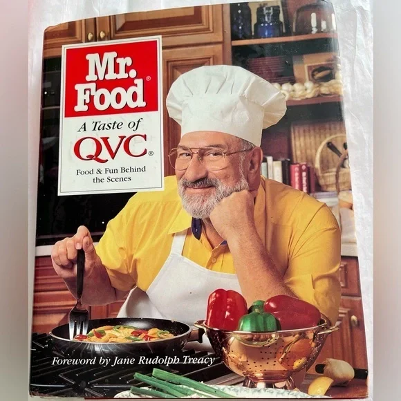 EUC! Mr Food A Taste of QVC Cookbook Unused 1998