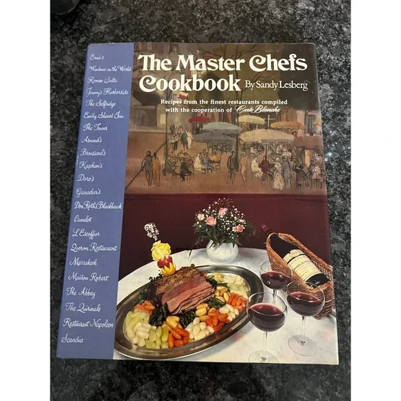The Master Chefs Cookbook by Sandy Lesberg Vintage‎ Recipes 1980