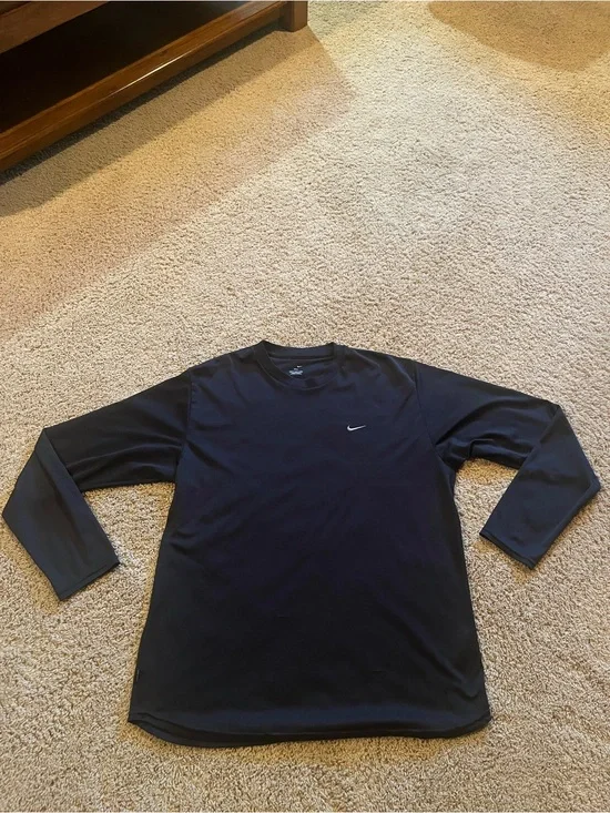 Nike Dri-FIT Long Sleeve Performance Shirt Black XL