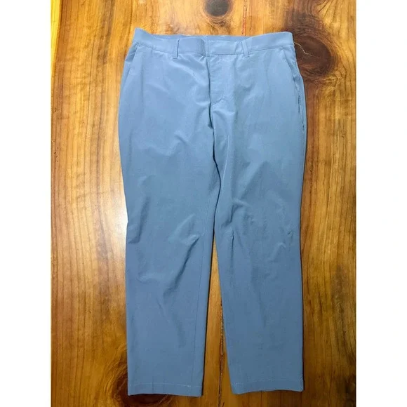 Nike Tour Repel Men's Pants FD5624 Gray Slim fit Flat Front Straight leg B3-23