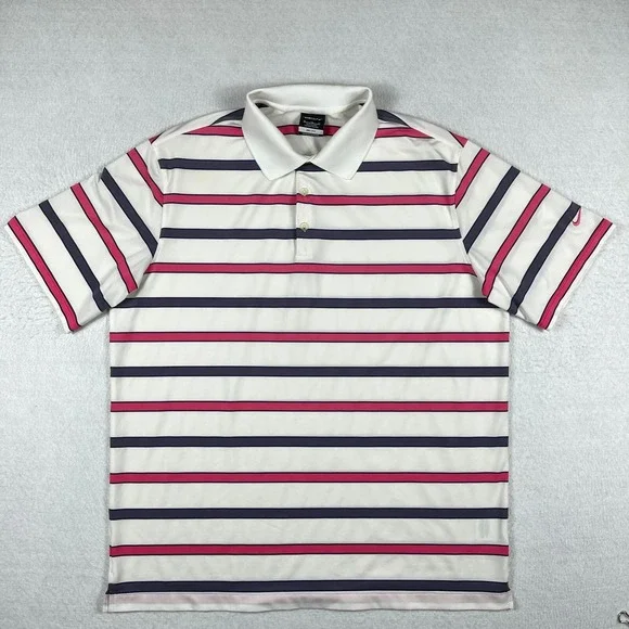 Nike Polo Shirt Mens XL Golf Preppy Casual Work Travel Vacation‎ Activewear
