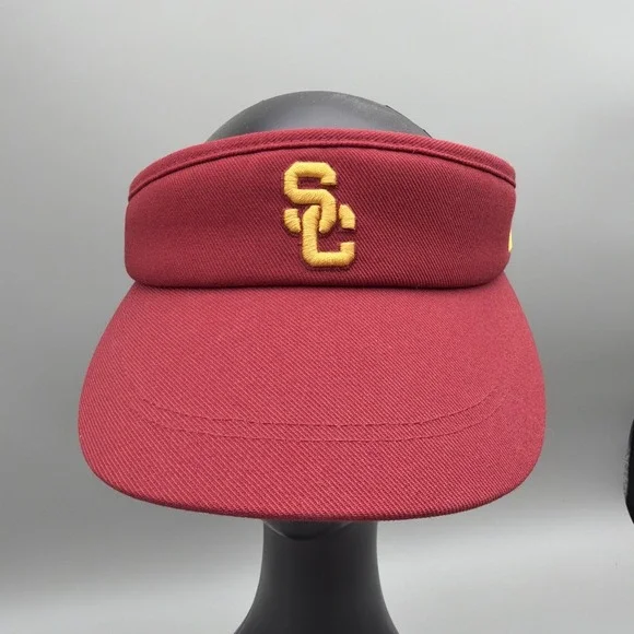 NCAA USC Trojans Nike Dri Fit Adjustable Visor EUC
