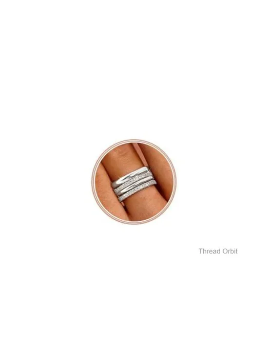 Stackable Rings for Women Non Tarnish 14K Gold Plated Dainty Cubic Zirconia