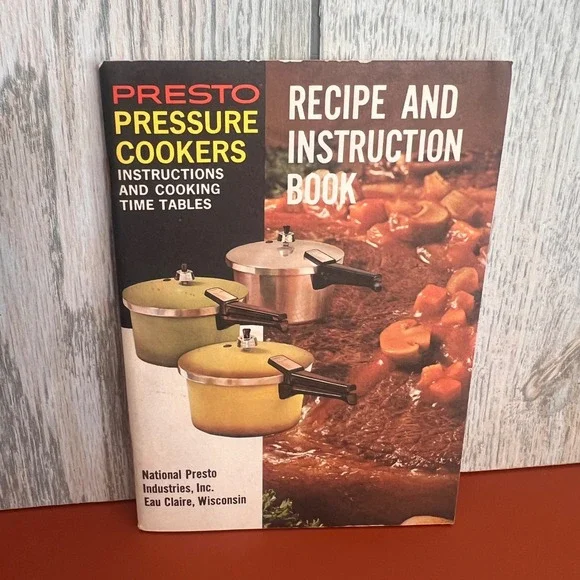 Vintage 1974 Presto Pressure Cooker Recipe and Instruction Book Manual 64 Pages
