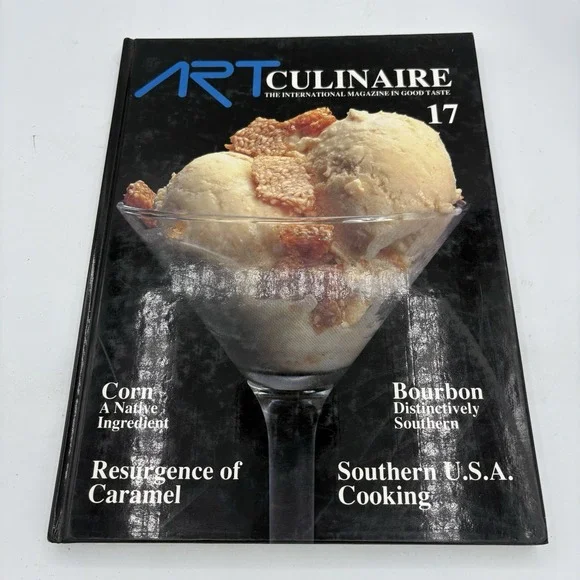 Art Culinaire 17 International‎ Magazine Good Taste Mitterer Hardcover 1990 Vtg