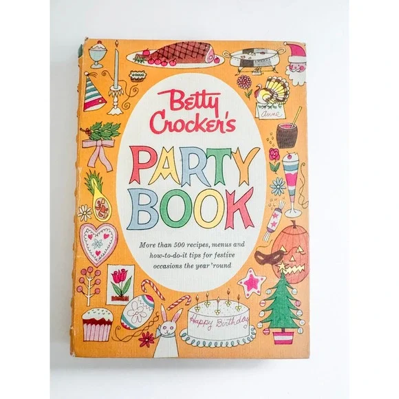 Vintage Betty Crocker's Party Book – 1960 First Edition, First Printing