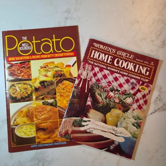 Vintage Betty Crocker Potato Recipes and Womens Circle Home Cooking 1973 1981