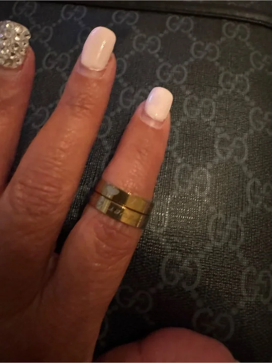 Gold-Tone Stacked Band Ring - Women's Fashion Jewelry