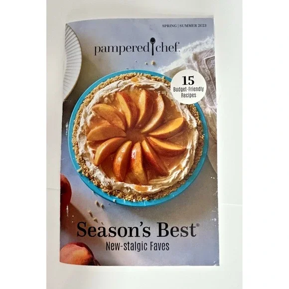 Pampered Chef 2023 Spring Summer Cookbook Booklet Seasons Best New-stalgic Faves