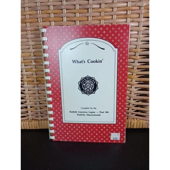 Hatfield American Legion Cookbook Hatfield, Massachusetts Post‎ 344 1990 Vintage