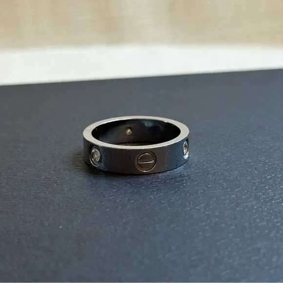Love Screw Stone Ring Size 10