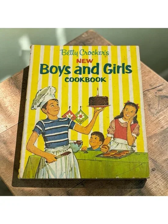Vintage 1965 Betty Crocker’s New Boys and Girls Cook Book Kids Ed. Mid Century