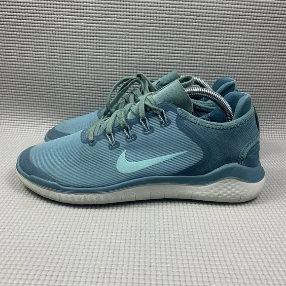 Men's Nike Free RN 2018 Sun (Noise Aqua/Ocean Bliss) AH5207-400 Size 8.5