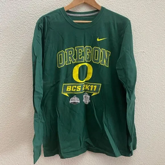 Vintage Oregon Ducks Football BCS 2K11 Arizona Nike Standard Fit Shirt Large