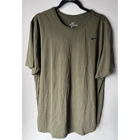 Nike Air Sportswear MAX 90 Size T-Shirt  Oil Green Loose Fit‎ XXL