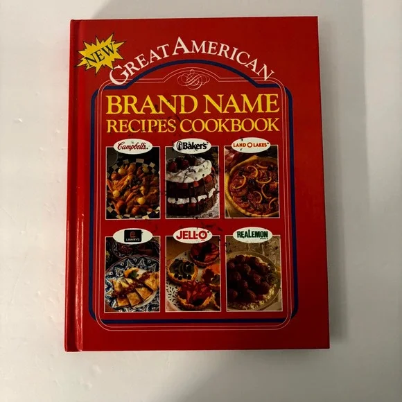 New Great American Brand Name Recipes Hardcover 1992 800+ Recipes Cookbook