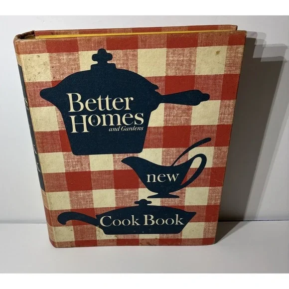 Better Homes and Gardens New Cook Book 1962 MCM Ring Binder Vintage