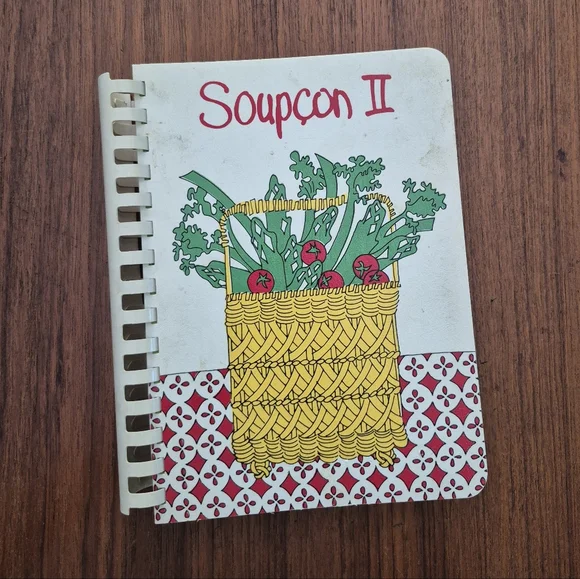 Vintage Spiral-Bound Soupcan Recipe Book