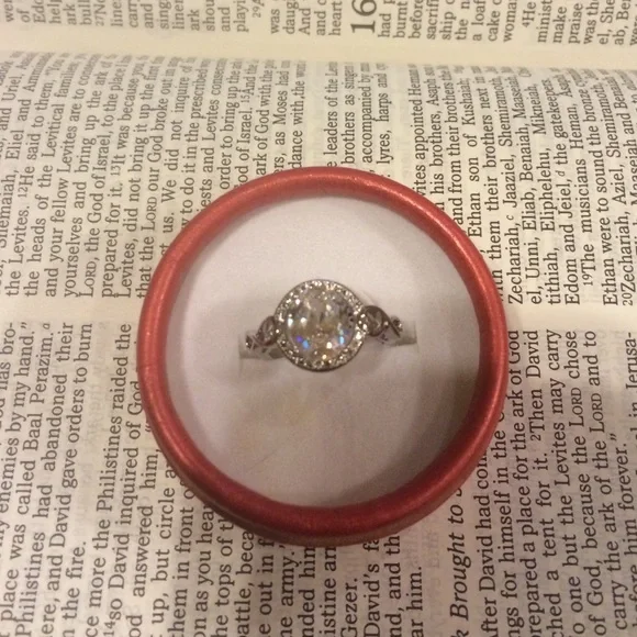 CZ silver ring | offer in description