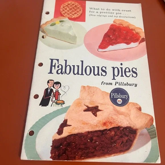 Vintage Fabulous Pies from Pillsbury Recipe Booklet Retro Mid-Century Desserts