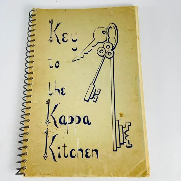 Key to the Kappa Kitchen 1964 Kappa Kappa Gamma Alumnae Cookbook Spiral Omaha NE
