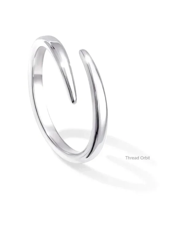 Eternity Band Ring Non Tarnish Promise Ring for Women Stainless Steel