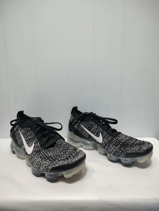Nike Air VaporMax Flyknit 3 Black White Oreo Running Shoes Men’s Size 9