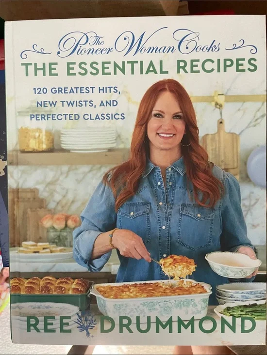 The Pioneer Woman “ The Essential Recipes” hardcover cookbook