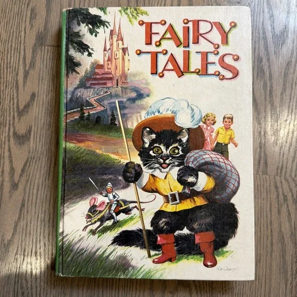 FAIRY TALES  Vintage Hardcover Book 1950 Katharine Gibson 380 pages