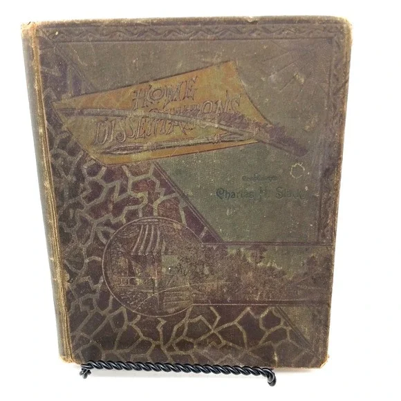 1890 Home Dissertations An Offering to the Household Mrs. E. Stevens‎ Tilton VTG
