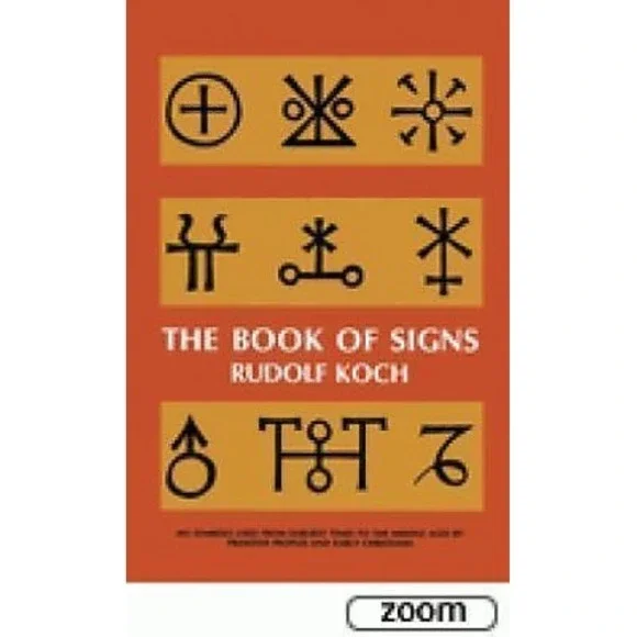 Dover Pictorial Archive Ser.: The Book of Signs by Rudolf‎ Koch (1955, Trade...