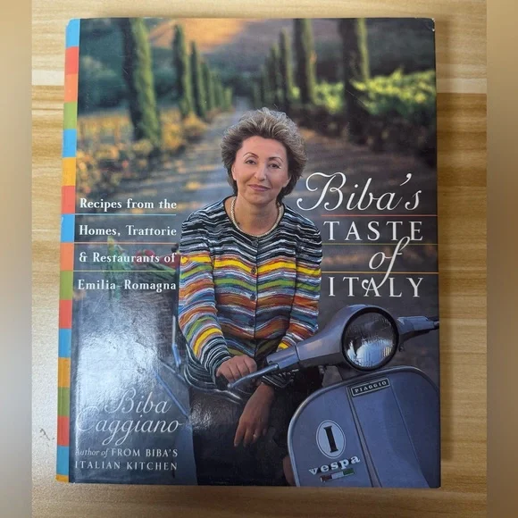 BIBA'S TASTE OF ITALY : Biba Caggiano  2001 HC/DJ ~ 1st Edition 1st Print +Cover