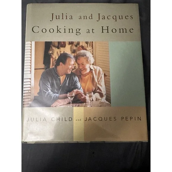 Julia and Jacques Cooking at Home by Julia Child & Jacques Pepin 1999‎ HB/DJ