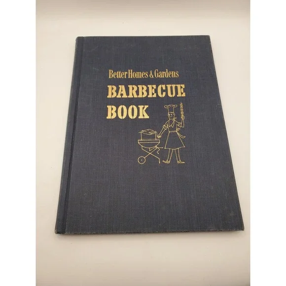 Vintage Better Homes & Gardens Barbecue Book Hardcover (1956) - Retro Cookbook