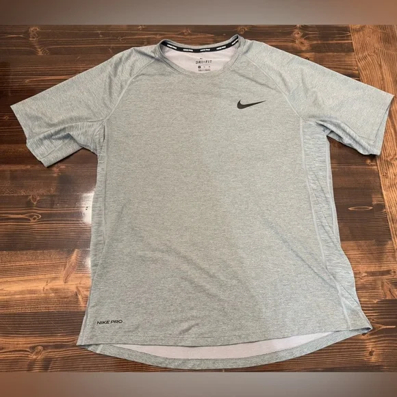 Nike Men's Gray Nike Pro Dri-FIT Shirt‎ Size XL