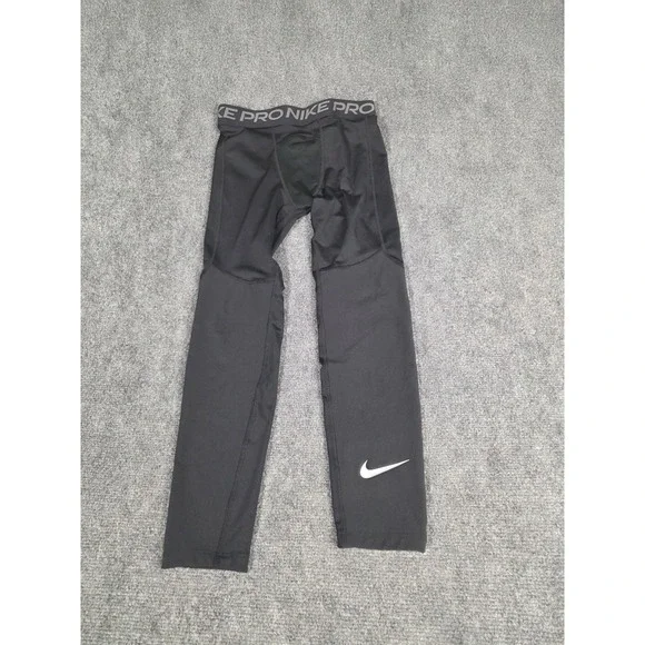 Nike Pro Dri-FIT Mens Black Compression Tights Athletic Leggings Sz M Activewear