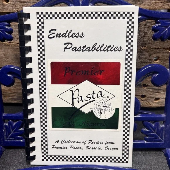 Endless Pastabilities, by Angela Owens-Sidlo Vtg 1996 Cookbook SIGNED