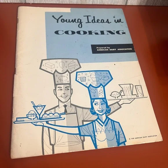 Vintage 1959 Young Ideas in Cooking American Dairy Association Cookbook Booklet