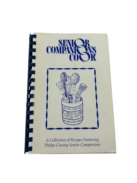 Vintage Senior Companions Cook Recipes Cookbook Phelps County Missouri
