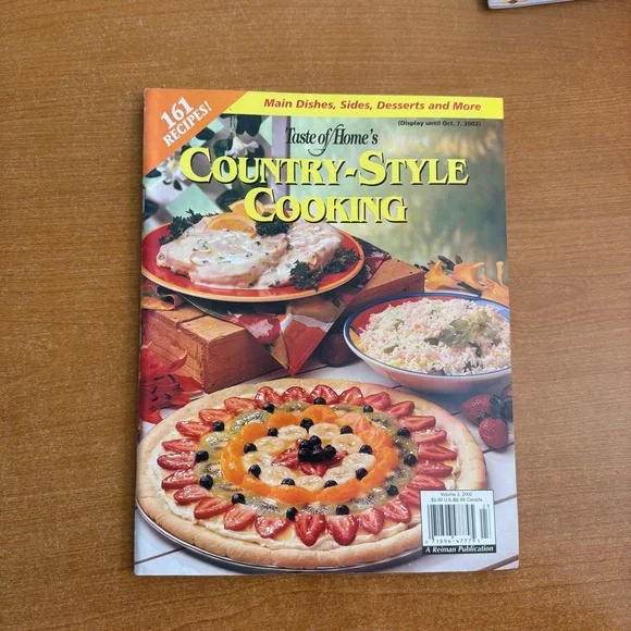 Taste of Home's Country-Style Cooking Cookbook‎ with Vibrant Cover
