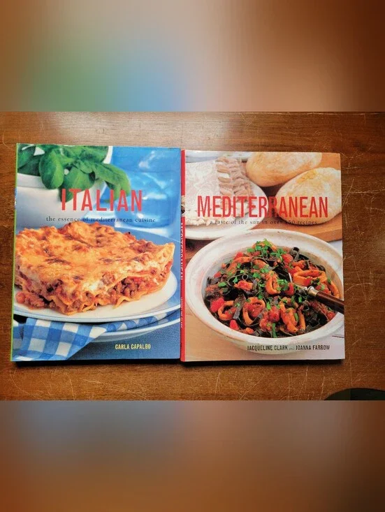 Italian & Mediterranean Cuisine Recipe Cookbooks Flexible Cover