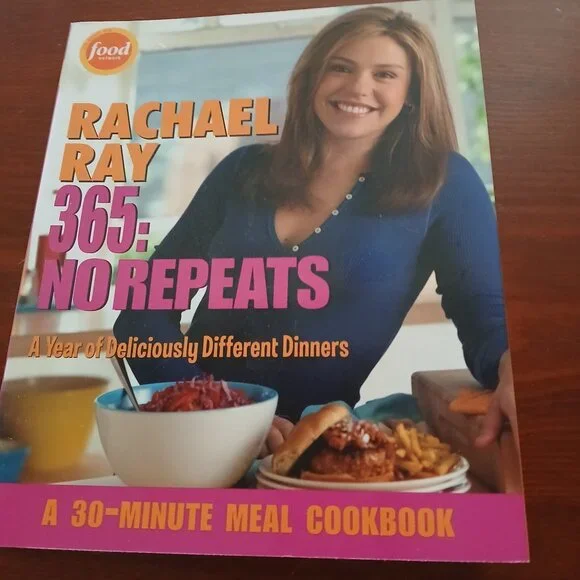 Rachael Ray 365 No Repeats A year of Deliciously Different Dinners Cookbook GUC